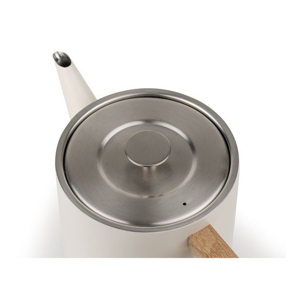 Dzbanek do herbaty ze stali nierdzewnej z sitkiem w kolorze kości słoniowej 1,1 l Duet Narvik – Bredemeijer-image-3