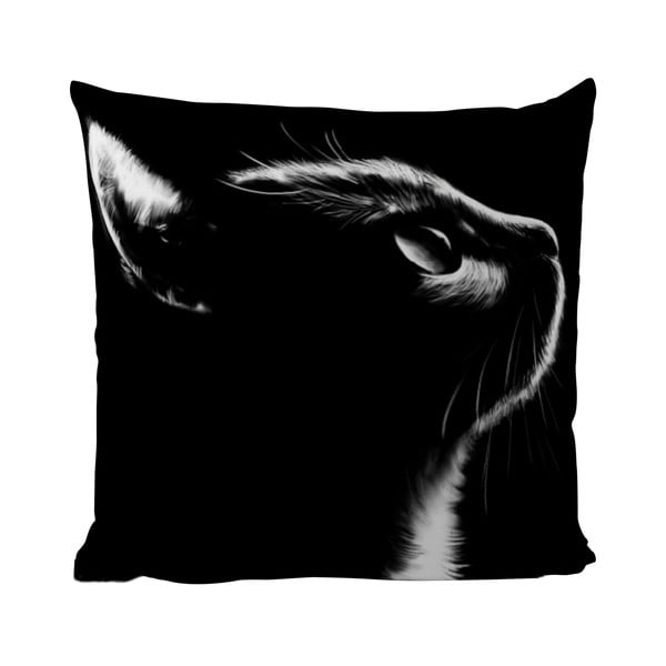 Poduszka Black Shake Black Cat, 50x50 cm