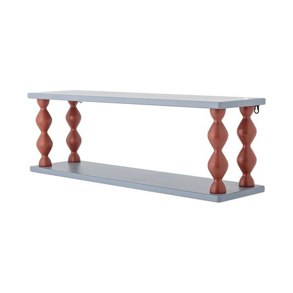 Niebieska wielopoziomowa półka dziecięca 80 cm Bibiola – Bloomingville Mini-image-3