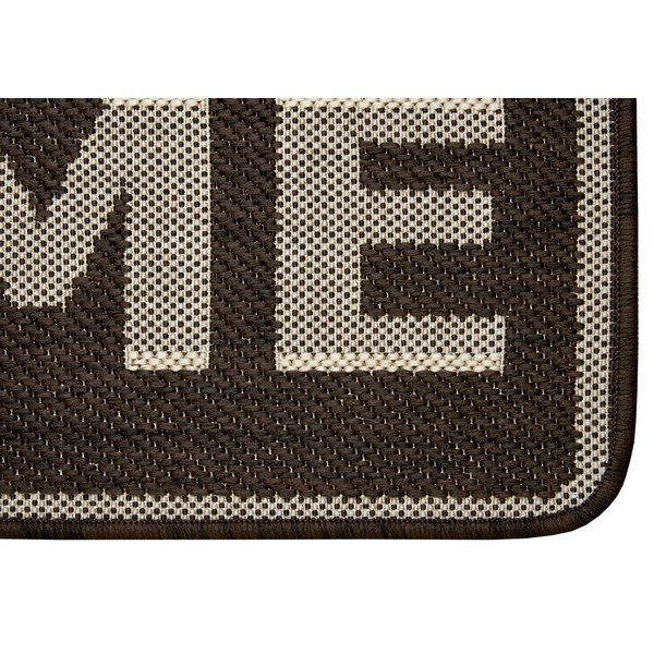 Brązowa wycieraczka Hanse Home Weave Smiley Welcome, 50x80 cm-image-1