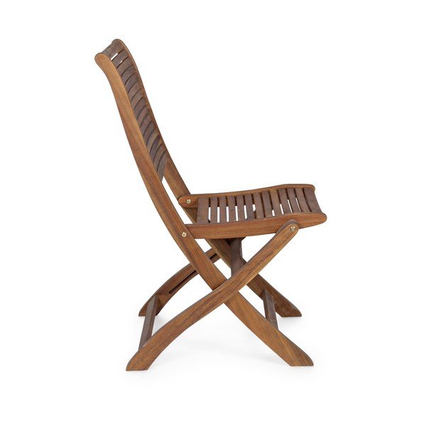 Drewniane krzesło ogrodowe w naturalnym kolorze Noemi – Bizzotto-image-3