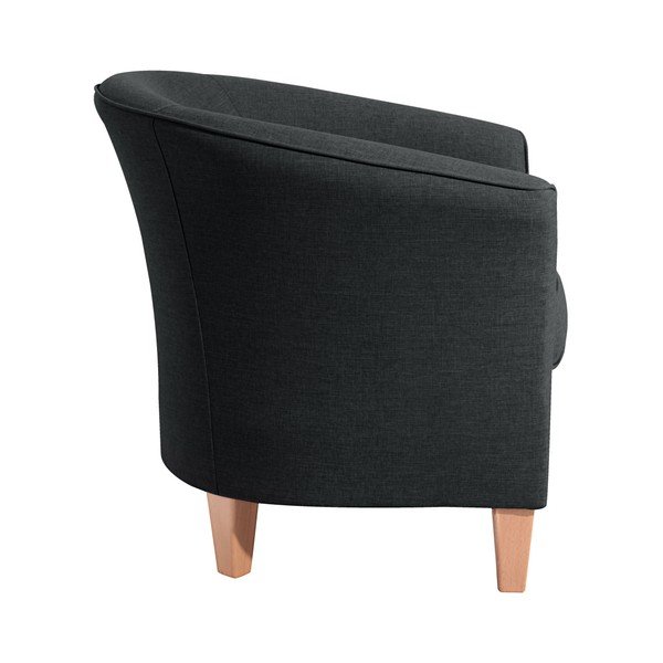Czarny fotel Max Winzer Livia Black-image-2