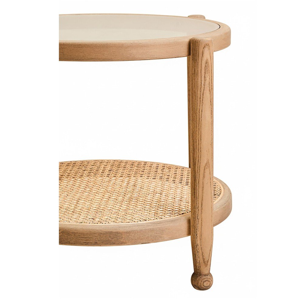 Okrągły stolik ze szklanym blatem ø 57 cm Cebu – Premier Housewares (zdjęcie 10)