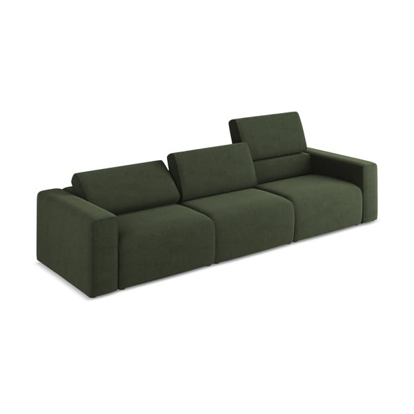 Zielona sofa modułowa 314 cm Kalea – Makamii-image-1