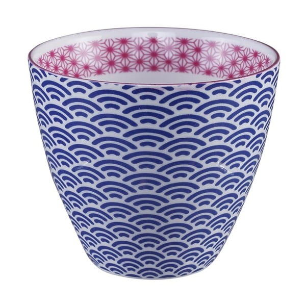 Niebieski kubek do herbaty Tokyo Design Studio Star/Wave, 350 ml