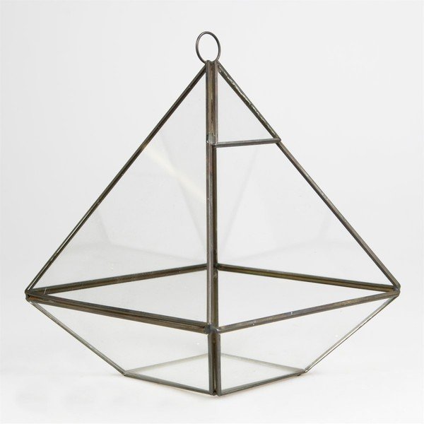 Pojemnik na drobiazgi/osłonka na sukulent Sass & Belle Black Pyramid-image-2