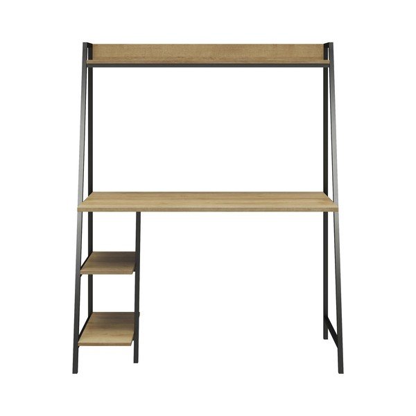 Ścienne biurko w dekorze dębu 50x110 cm Bushwick – Novogratz
