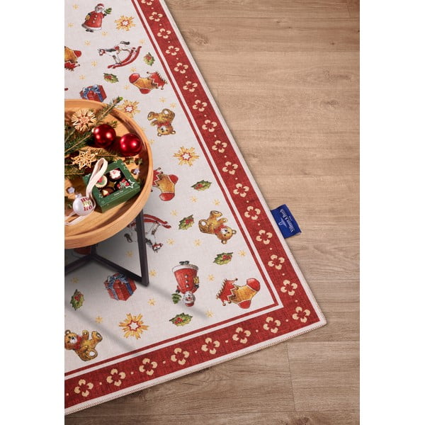 Czerwony dywan ze świątecznym motywem 160x230 cm Red Christmas – Villeroy&Boch-image-2