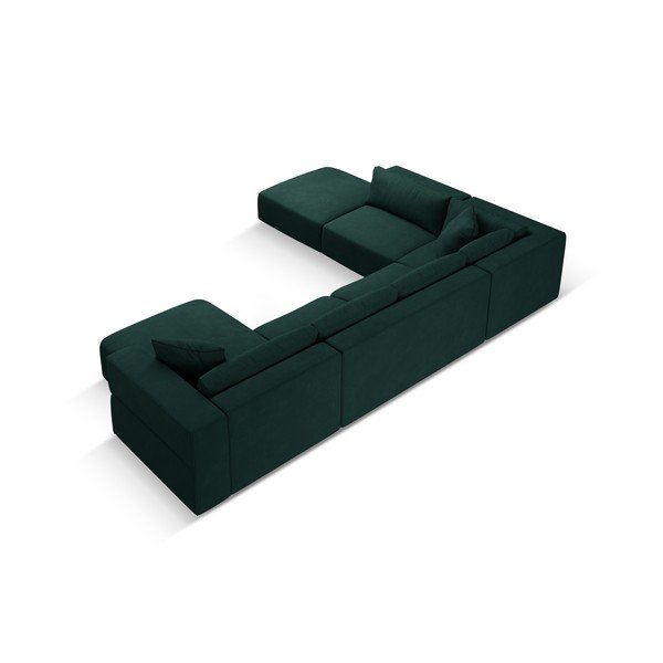 Zielony narożnik (lewostronny/w kształcie litery U) Esther – Milo Casa-image-3