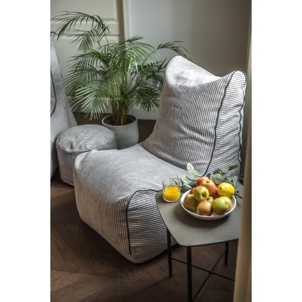 Ciemnobrązowy sztruksowy worek do siedzenia Seat Lounge – SLOWDOWN-image-1