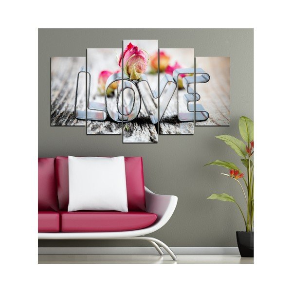 Obraz wieloczęściowy Insigne Margo, 102x60 cm-image-1