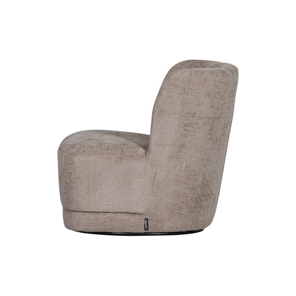 Jasnobrązowy aksamitny fotel Atty – WOOOD-image-3