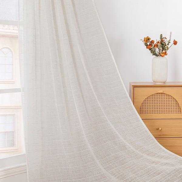 Kremowa zasłona 140x250 cm Drimar – Restilo-image-2