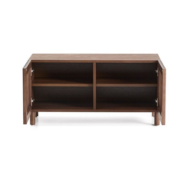 Ciemnobrązowa szafka na buty w dekorze jesionu 98x50x43 cm Beyla – Kave Home-image-4