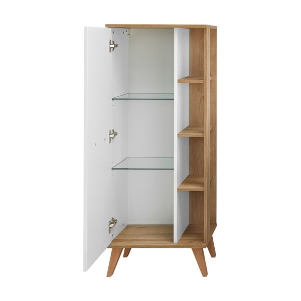 Biała niska szafka łazienkowa 51x128 cm Set 923 – Pelipal-image-3