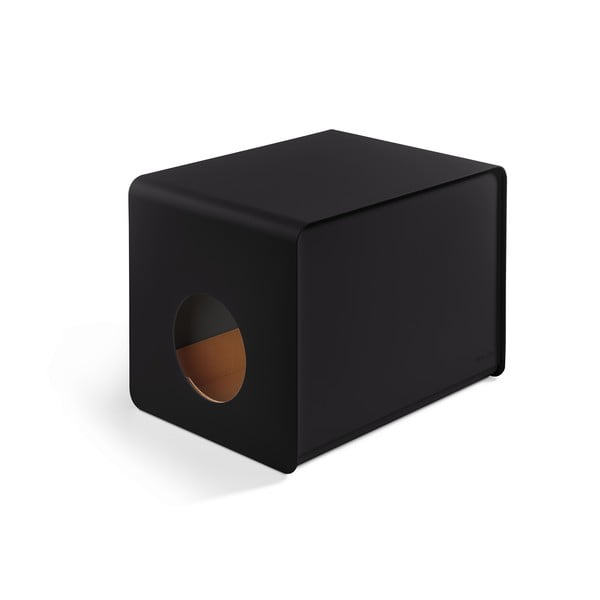 Czarna kuweta dla kota 41x54,5 cm Sito Black – MiaCara