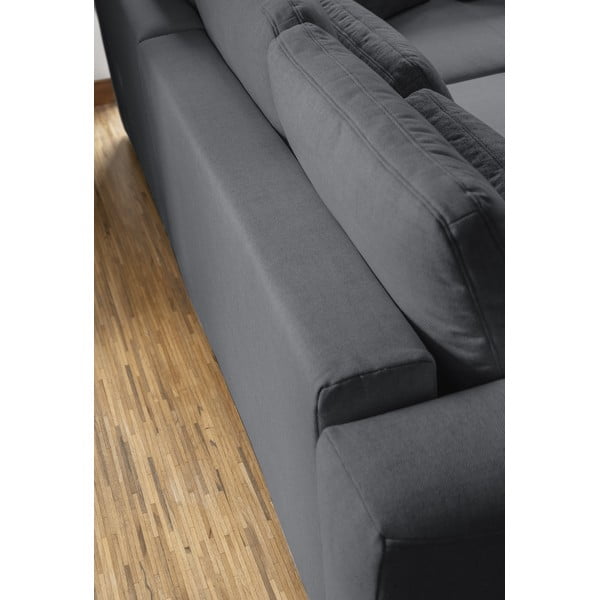 Ciemnoszary rozkładany narożnik (róg zmienny) Homely Tommy – Miuform-image-2