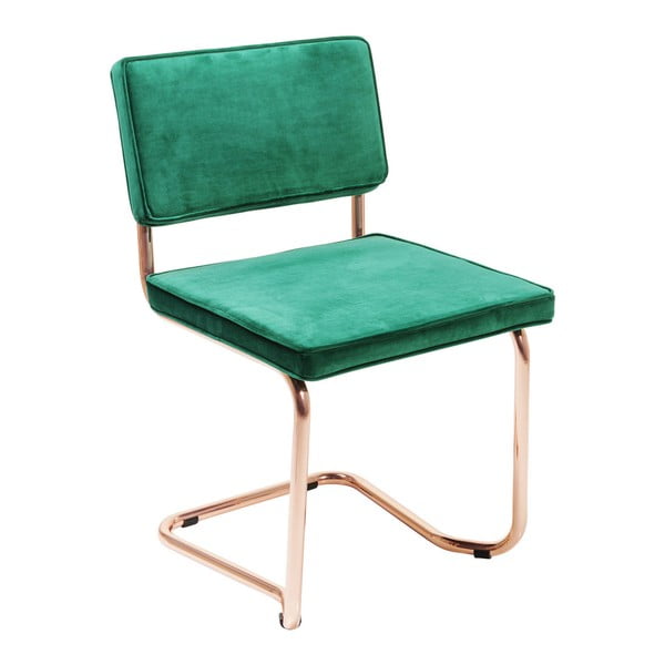 Zielone krzesło Kare Design Cantilever