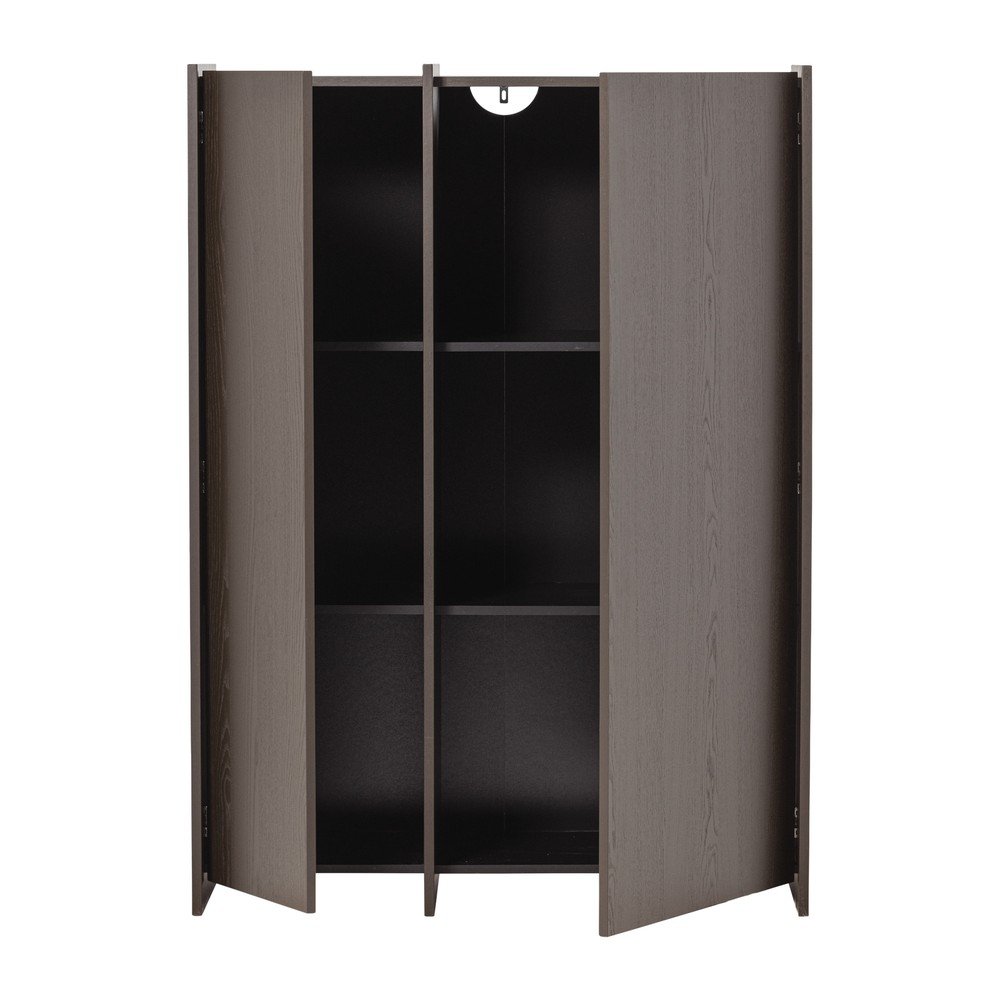 Ciemnobrązowa szafka w dekorze jesionu 102x140x44 cm Brock – WOOOD (zdjęcie 4)