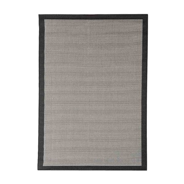 Czarny dywan odpowiedni na zewnątrz Floorita Chrome, 135x190 cm