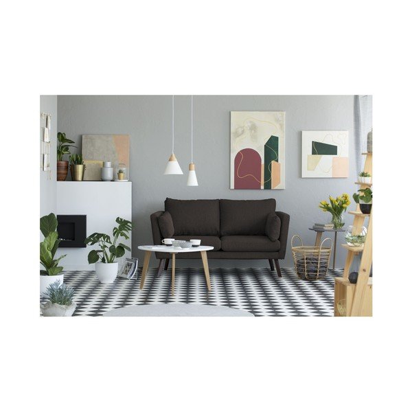 Brązowa sofa 2-osobowa Mazzini Sofas Elena-image-4