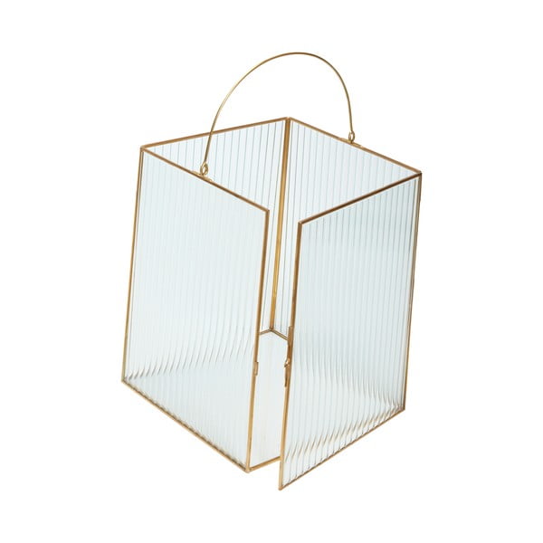 Szklany lampion 2 szt. (wysokość 31 cm) Ripple – Hübsch-image-2