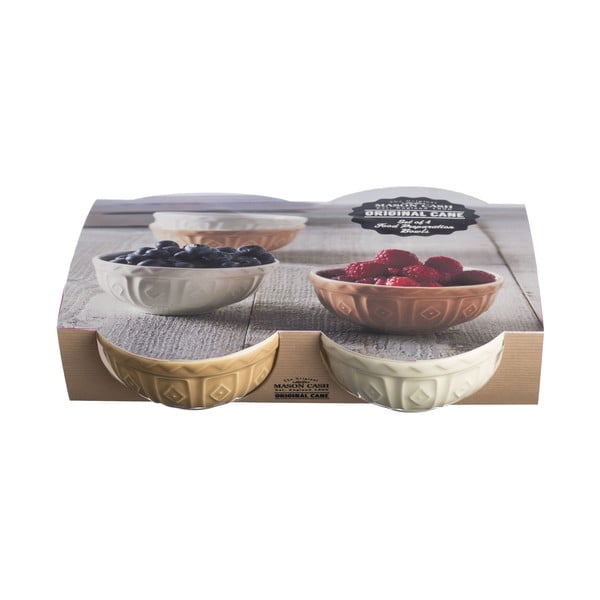 Białe/beżowe kamionkowe miski zestaw 4 szt. 200 ml Original Cane – Mason Cash-image-2