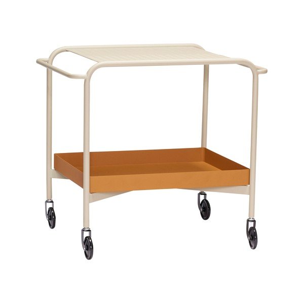 Metalowy barek na kółkach 47x66 cm Push – Hübsch-image-2