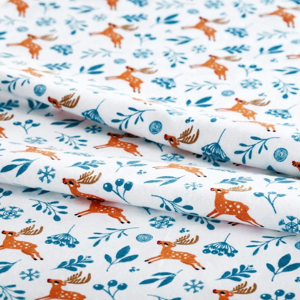 Flanelowa pościel dwuosobowa AmeliaHome Snuggy Northpole, 200x200 cm-image-1