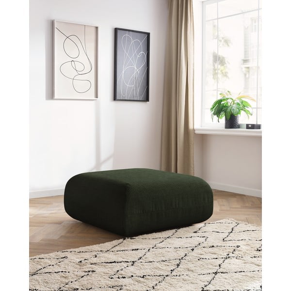 Zielony sztruksowy podnóżek Lecomte – Bobochic Paris-image-4