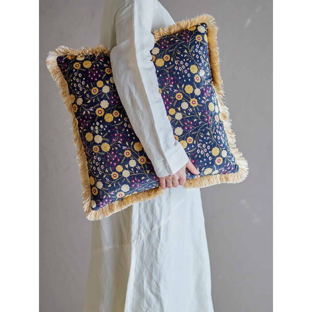 Poduszka dekoracyjna z mieszanki bawełny 45x45 cm Eydis – Bloomingville (zdjęcie 5)