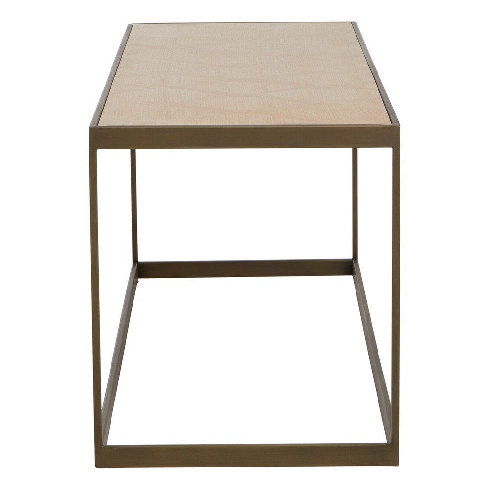 Brązowy/w naturalnym kolorze stolik z blatem w dekorze dębu 40x120 cm Grenoble – Premier Housewares (zdjęcie 7)