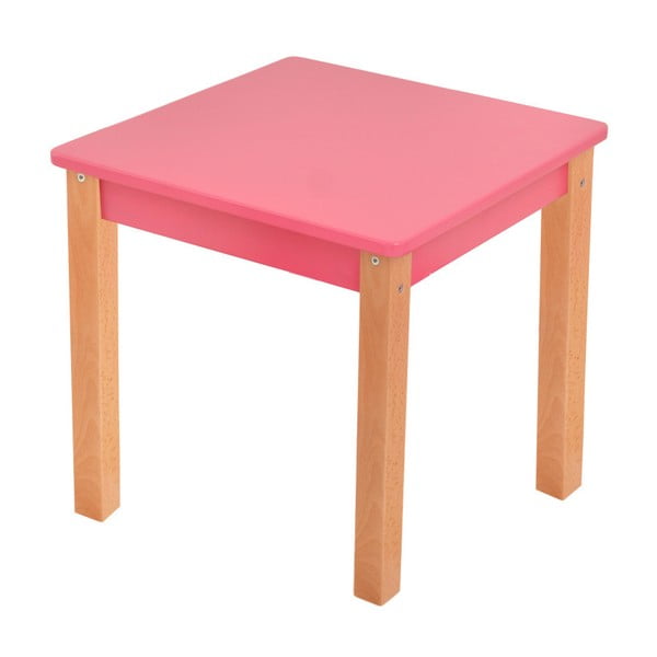 Różowy stolik dziecięcy Mobi furniture Mario