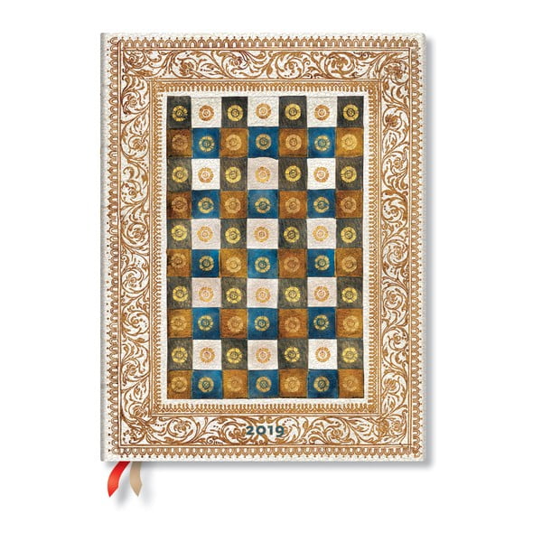 Kalendarz na 2019 rok Paperblanks Aureo, 18x23 cm
