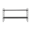 Czarna metalowa półka Bloomingville North