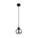 Czarna lampa wisząca ø 15 cm Grande – Sollux
