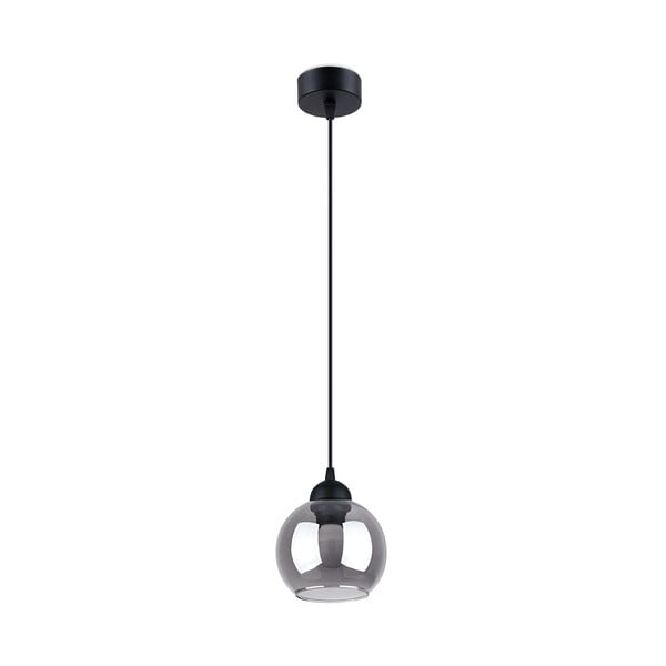 Czarna lampa wisząca ø 15 cm Grande – Sollux