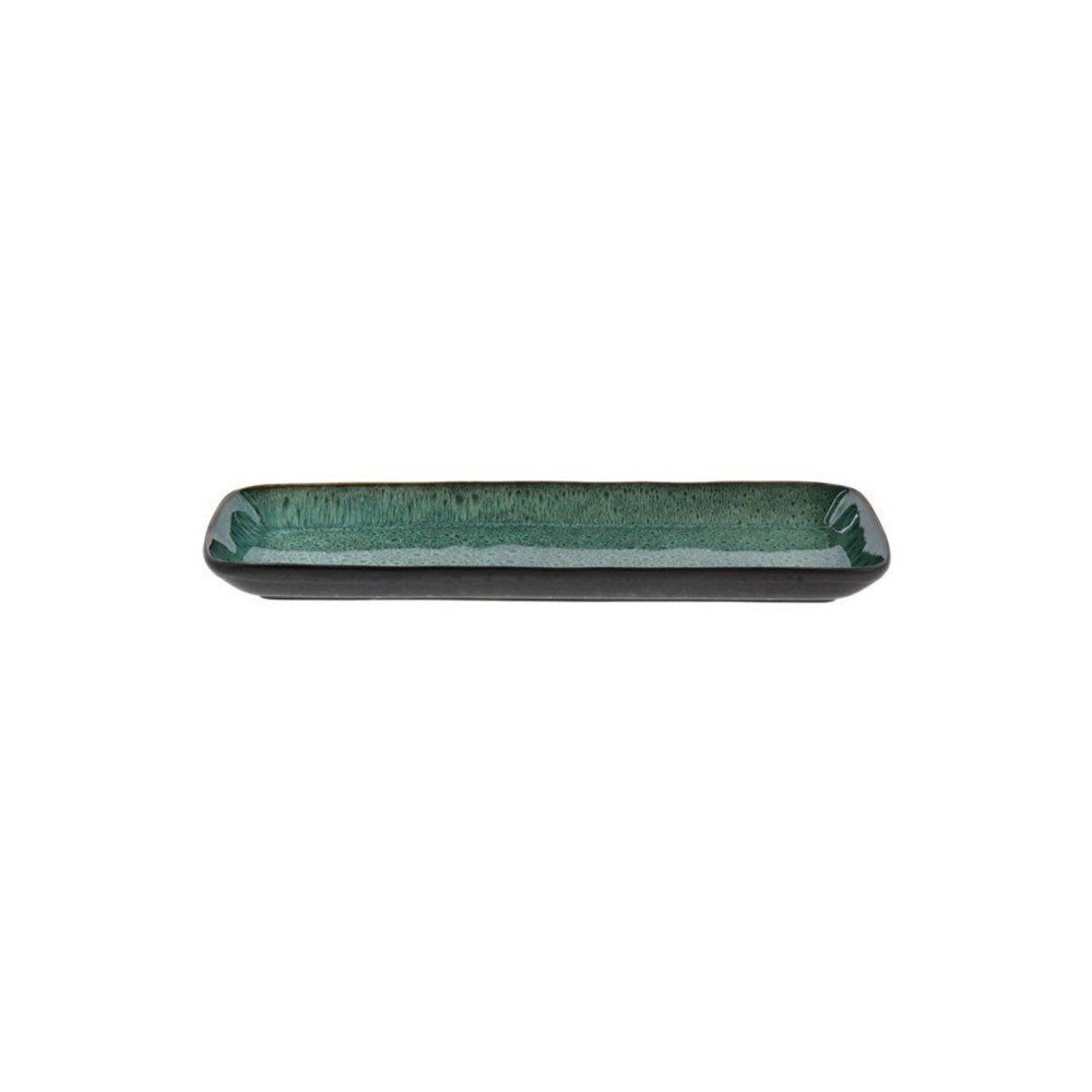 Ceramiczna taca do serwowania 14x38 cm Gastro Green/Black – Bitz