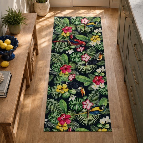 Zielony chodnik 52x200 cm Sprinty Tropical – Universal-image-3