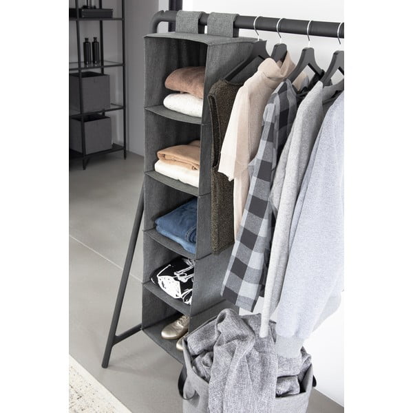 Wiszący tekstylny organizer do szafy Soft Storage – Bigso Box of Sweden-image-1