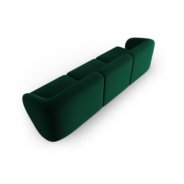 Zielona aksamitna sofa 266 cm Paolo – Milo Casa-image-3