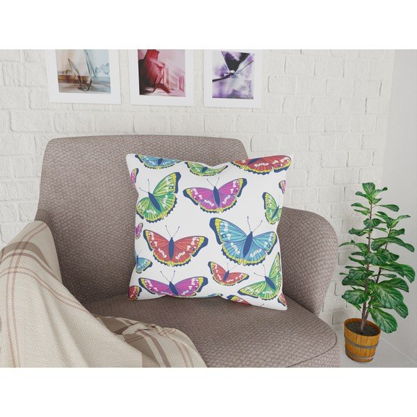 Poszewka na poduszkę Vitaus Butterflies, 43x43 cm-image-1