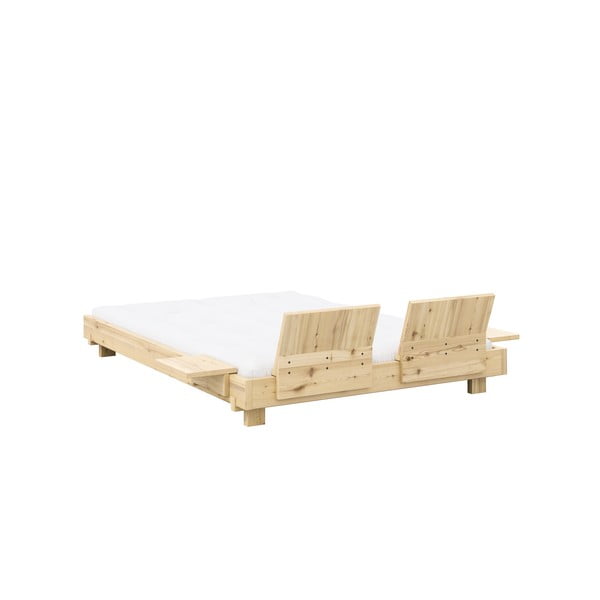Łóżko dwuosobowe z litego drewna sosnowego ze stelażem 180x200 cm Social Bed – Karup Design-image-4