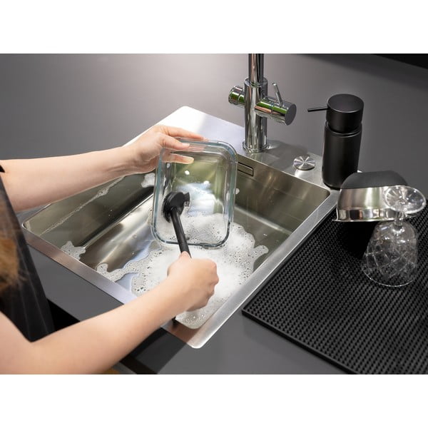 Czarna szczotka do mycia naczyń Wenko Black Outdoor Kitchen Cuvo-image-1