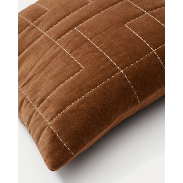 Aksamitna poszewka na poduszkę 45x45 cm Prila – Kave Home-image-2