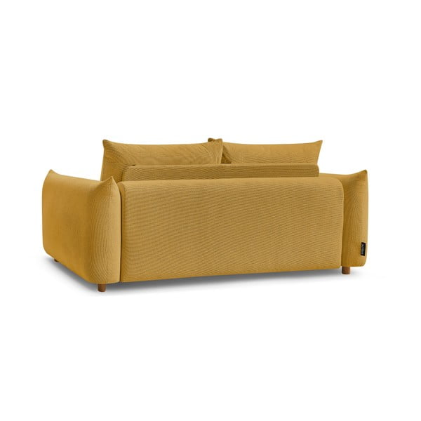 Żółta rozkładana sofa 234 cm Ernest – Bobochic Paris-image-4