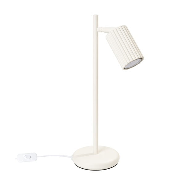Kremowa lampa stołowa (wysokość 43 cm) Gleam – Sollux