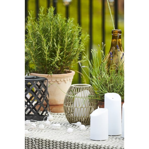 Czarny lampion LED Star Trading Calabria, wys. 20 cm-image-4