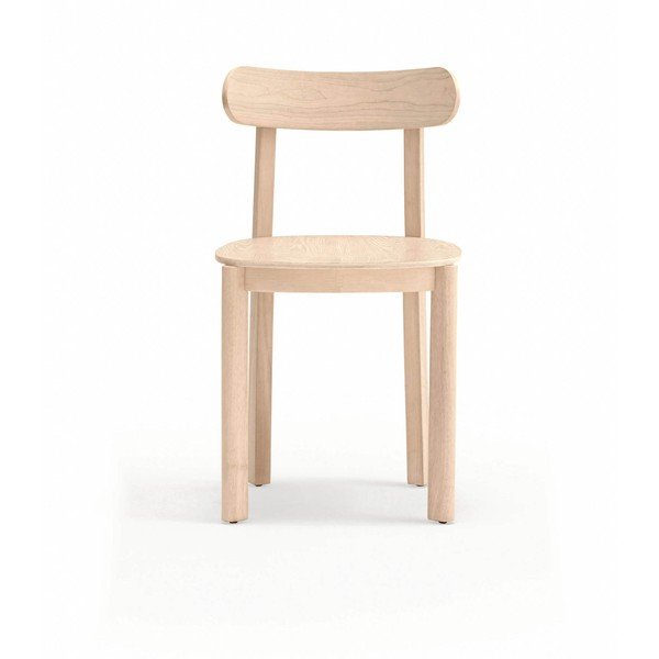 Krzesło w dekorze jesionu w naturalnym kolorze Nara – Teulat-image-2