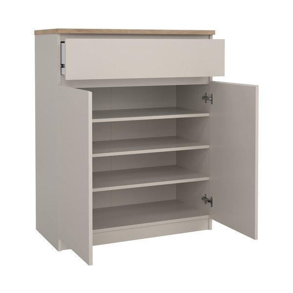 Kremowa komoda 80x100x40 cm Naia – Tvilum-image-2